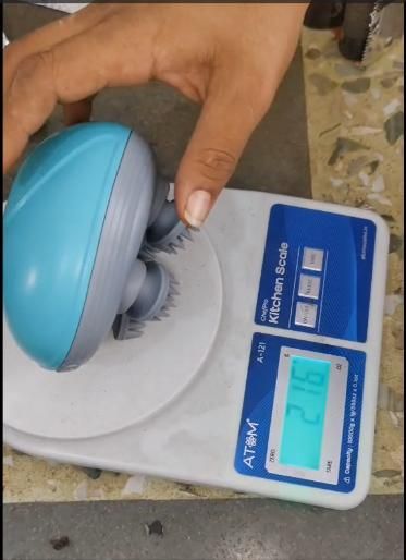 Scalp Massager, Stress Relief & Relaxation, Handheld & Portable, Rechargeable Electric Head Kneading Massager, 3 Speed Modes, Head Scratcher Massager for Hair Growth, Deep Clean