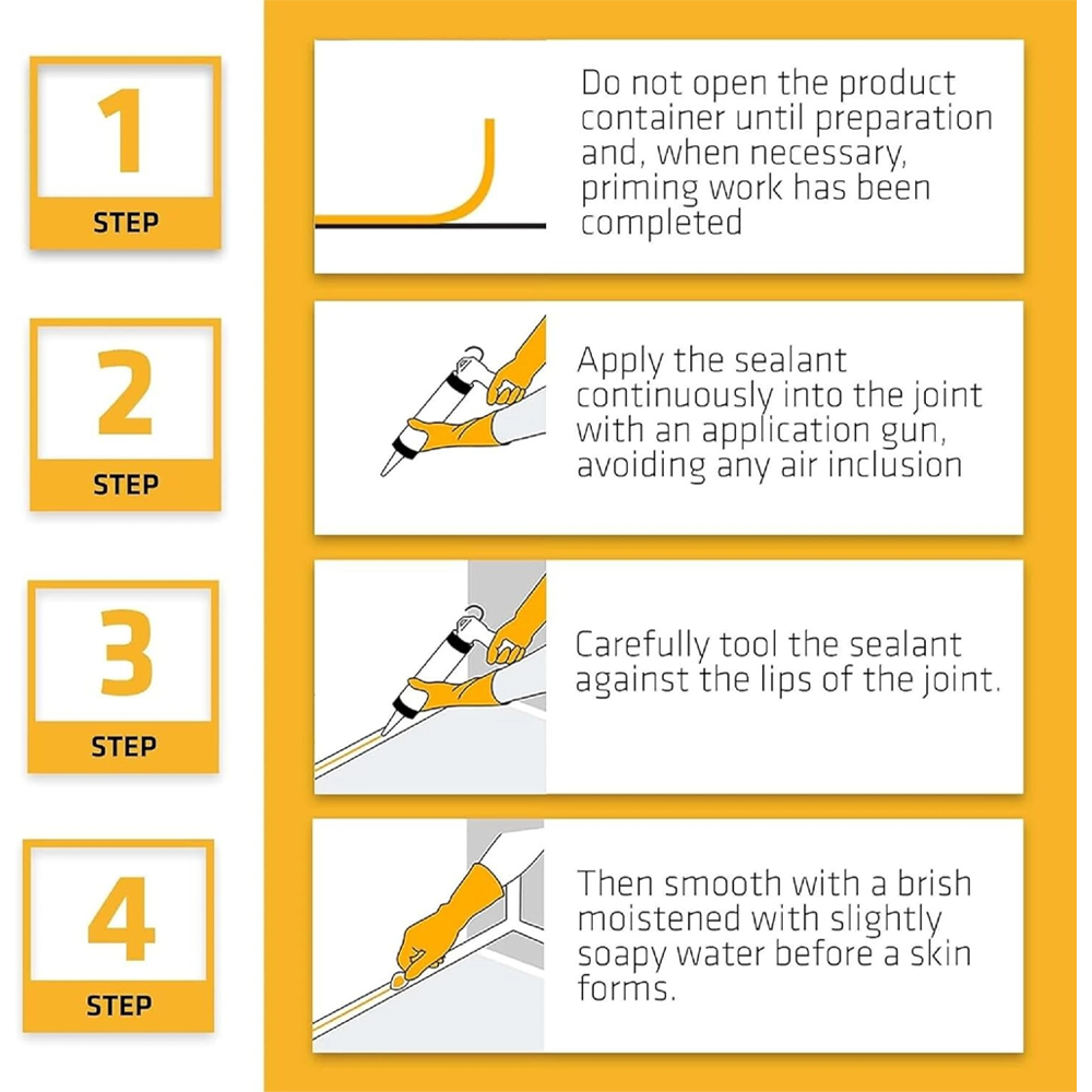 Waterproof Silicone Sealant 9900, Heavy-Duty Leak Repair Adhesive for Roof, Pipes, Tanks, Glass & Bathroom Sealing (All-Weather, Multi-Surface Use)